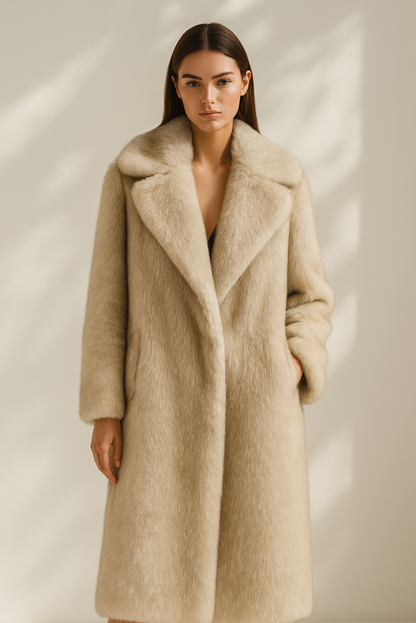 Sher maxi fur coat