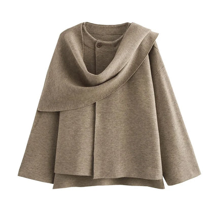 Winter cape top