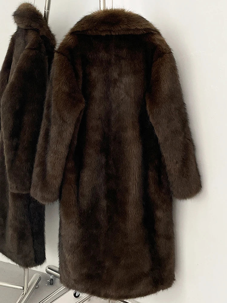 Sher maxi fur coat