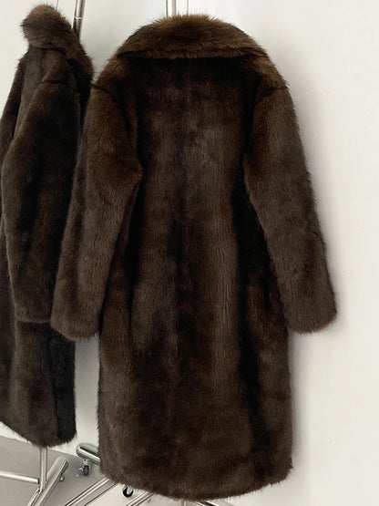 Sher maxi fur coat