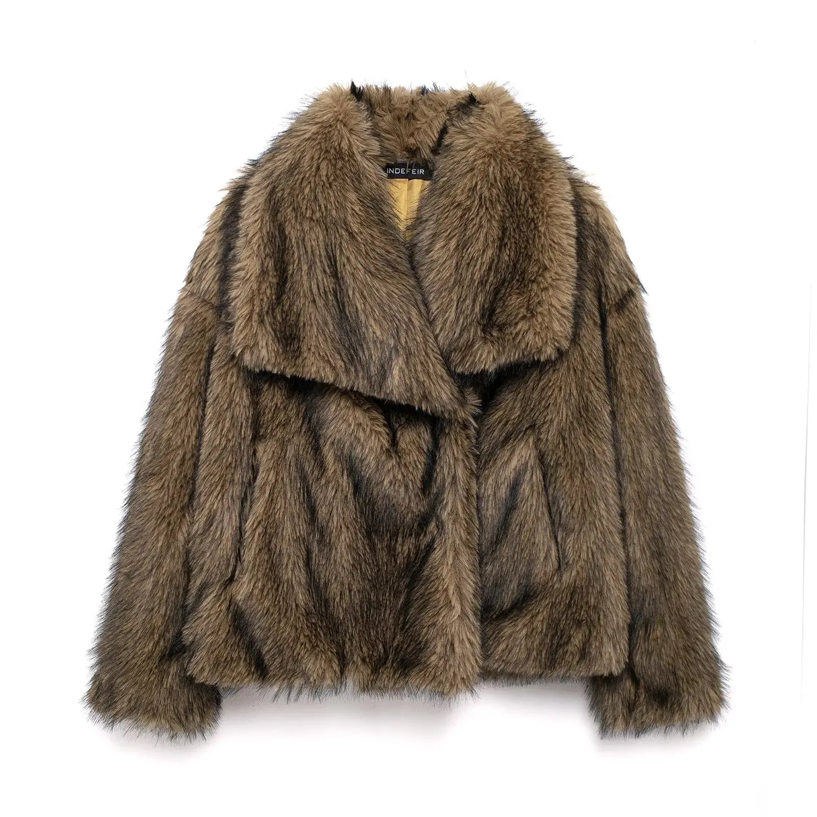 Faux fur coat